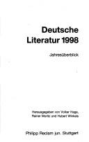 Cover of: Deutsche Literatur 1997: Jahresüberblick