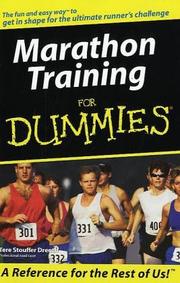 Cover of: Marathon Training for Dummies by Tere Stouffer Drenth