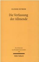 Cover of: Die Verfassung der Allmende