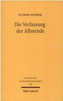 Cover of Die Verfassung der Allmende