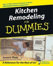 Cover of: Kitchen remodeling for dummies