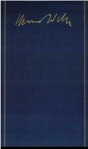 Cover of: Zur Neuordnung Deutschlands: Schriften und Reden 1918-1920