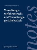 Cover of: Verwaltungsverfahrensrecht und Verwaltungsgerichtsbarkeit by Christoph Grabenwarter