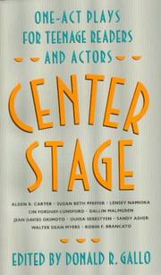 Cover of: Center Stage: One-Act Plays for Teenage Readers and Actors