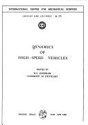 Cover of: Dynamics of High-Speed Vehicles by 