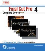Cover of: Final Cut Pro 4 Complete Course by Ian David Aronson