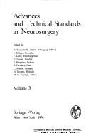 Advances and Technical Standards in Neurosurgery by H. Krayenbuhl, J. Brihaye, F. Loew, L. Symon, M. G. Ya?argil