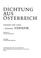 Cover of: Dichtung aus Österreich