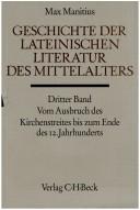 Cover of: Handbuch der Altertumswissenschaft, Bd.2/3, Geschichte der lateinischen Literatur des Mittelalters by Max Manitius, Walter Otto, Hermann Bengtson, Iwan von Müller, Paul Lehmann