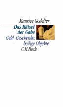 Cover of: Das Rätsel der Gabe. Geld, Geschenke, heilige Objekte.