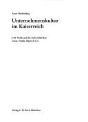 Unternehmenskultur im Kaiserreich by Anne Nieberding
