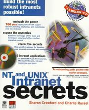 Cover of: NT and UNIX intranet secrets by Sharon Crawford, Sharon Crawford