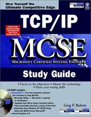 Cover of: TCP/IP MCSE study guide by Greg Bulette