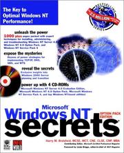 Cover of: Microsoft® Windows NT® Secrets® Option Pack Edition