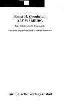 Cover of: Aby Warburg. Eine intellektuelle Biographie.