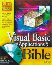 Cover of: Visual Basic for Applications 5 bible