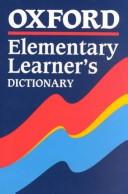 Cover of: Oxford Elementary Learner's Dictionary. Second Edition. Ab 4. Englischjahr. by Angela Crawley