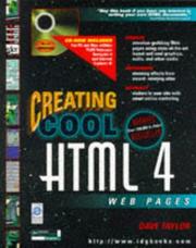 Cover of: Creating cool HTML 4 web pages by Dave Taylor