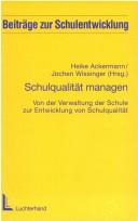 Cover of: Schulqualität managen.