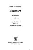 Cover of: Altdeutsche Textbibliothek, Nr.17, Engelhard by Konrad von Würzburg, Ingo Reiffenstein, Paul Gereke