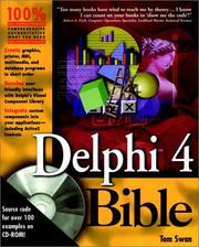 Cover of: Delphi 4 bible