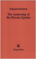 Cover of: The Authorship of the Platonic Epistles (Publications of the University of Manchester, Classical Ser.)