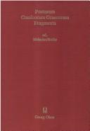 Cover of: Poetarum Comicorum Graecorum Fragmenta by Meineke, August