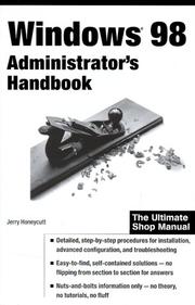 Cover of: Windows® 98 Administrator