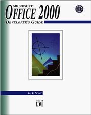 Cover of: Microsoft® Office 2000 Developer's Guide