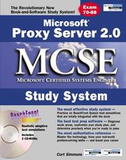 Microsoft® Proxy Server 2.0 MCSE Study System by Curt Simmons