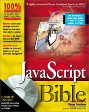 Cover of: JavaScript Bible | Danny Goodman