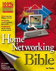 Cover of: Home Networking Bible | Sue Plumley