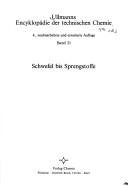 Cover of: Ullmann's Encyklopaedie Der Technischen Chemie by Fritz Ullmann