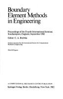 Cover of: Boundary Element Methods in Engineering by C. A. Brebbia