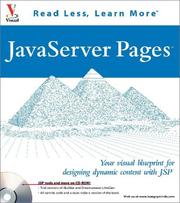 Cover of: JavaServer pages: your visual blueprint for designing dynamic content with JSP