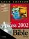Cover of: Microsoft Access 2002 Bible Gold Edition