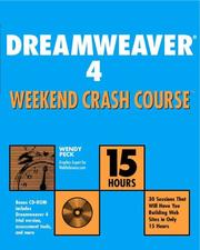 Cover of: Dreamweaver 4 Weekend Crash Course