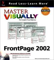 Cover of: Master VISUALLY FrontPage 2002