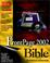 Cover of: FrontPage 2002 bible