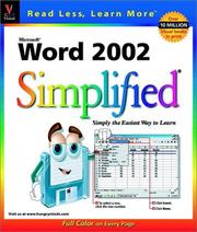 Cover of: Word 2002 simplified. by 