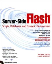 Cover of: Server-Side Flash by William B. Sanders, Mark Winstanley