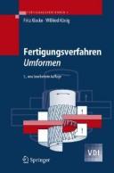 Cover of: Fertigungsverfahren 4: Umformen (VDI-Buch)