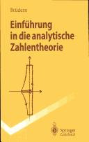 Einführung in die analytische Zahlentheorie by Jörg Brüdern