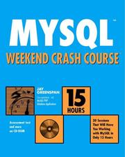 Cover of: MySQL weekend crash course