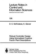 Cover of: Robust Controller Design Using Normalized Coprime Factor Plant Descriptions