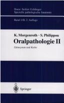 Cover of: Zahnsystem und Kiefer (Spezielle Pathologische Anatom) by K. Morgenroth, S. Philippou