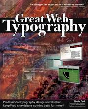 Cover of: Great Web typography by Wendy Peck