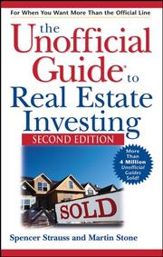 Cover of: The unofficial guide to real estate investing