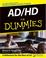 Cover of: ADD & ADHD for Dummies
