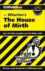 Cover of: CliffsNotes The house of mirth
